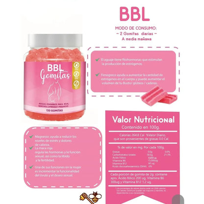 GOMITAS DE AGUAJE BBL