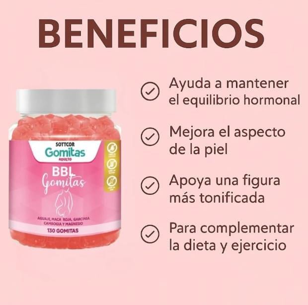 GOMITAS DE AGUAJE BBL
